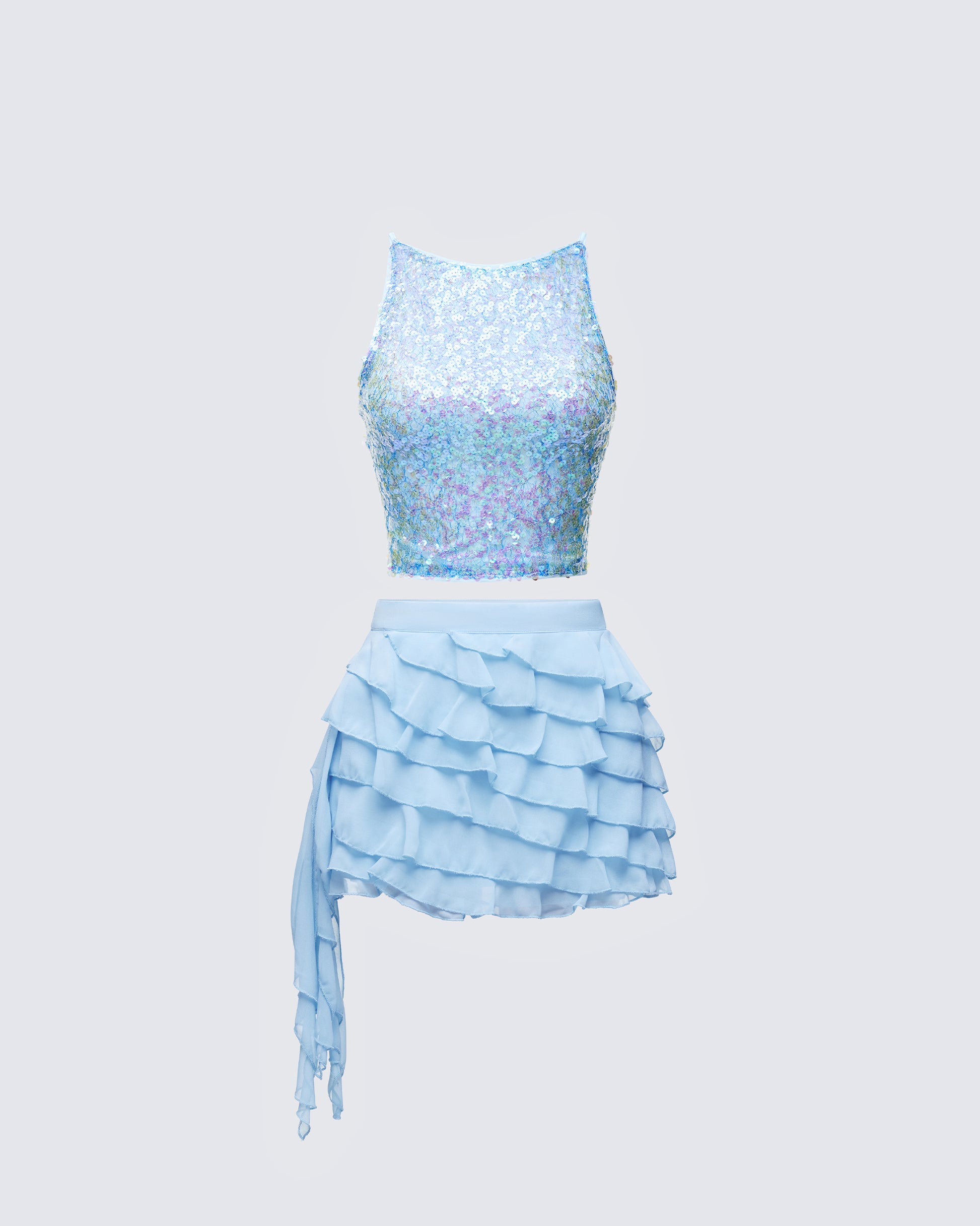Women's blue matching set – FINESSE