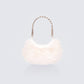 White shoulder bag front view – FINESSE