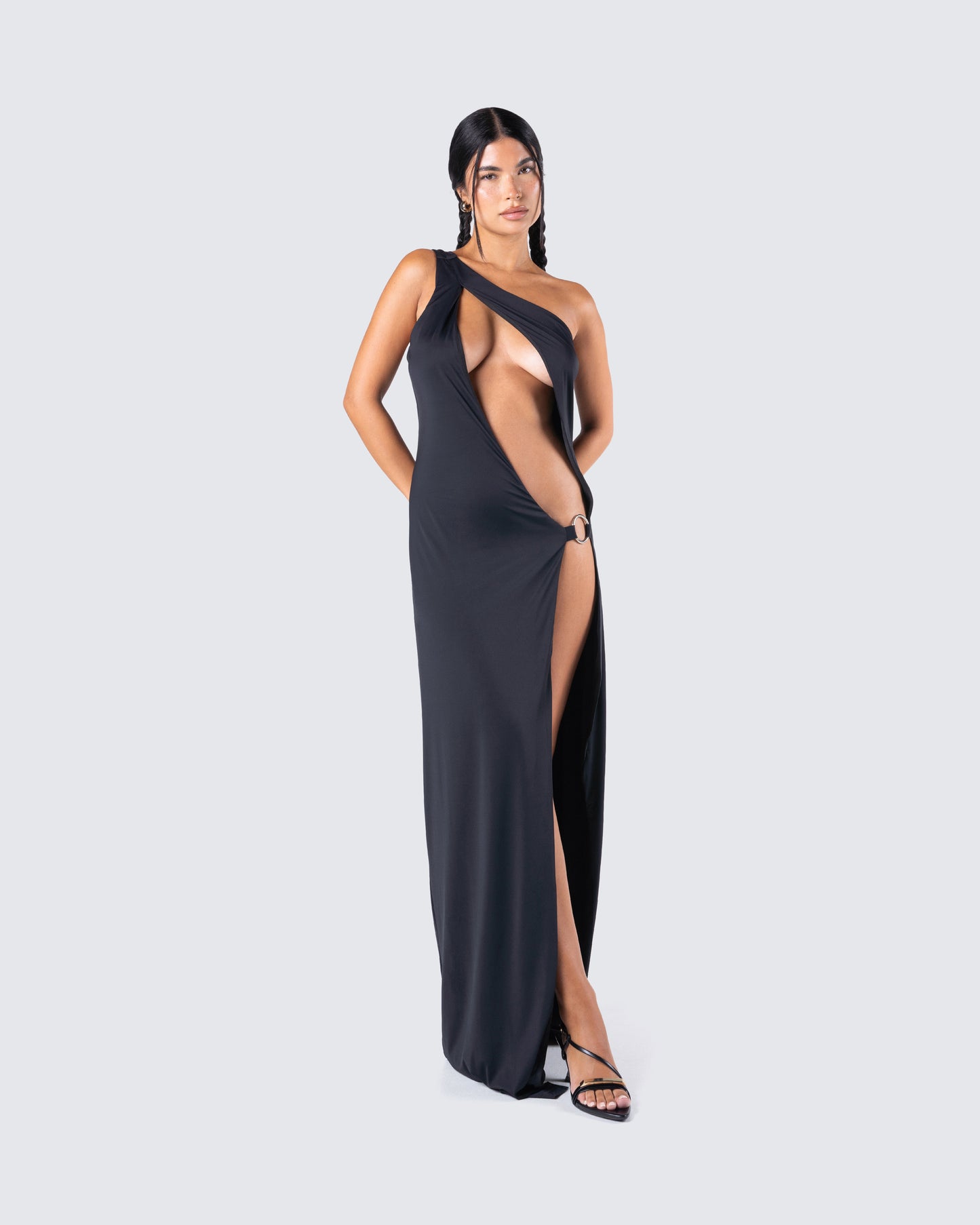 Dorian Black Cut Out Dress