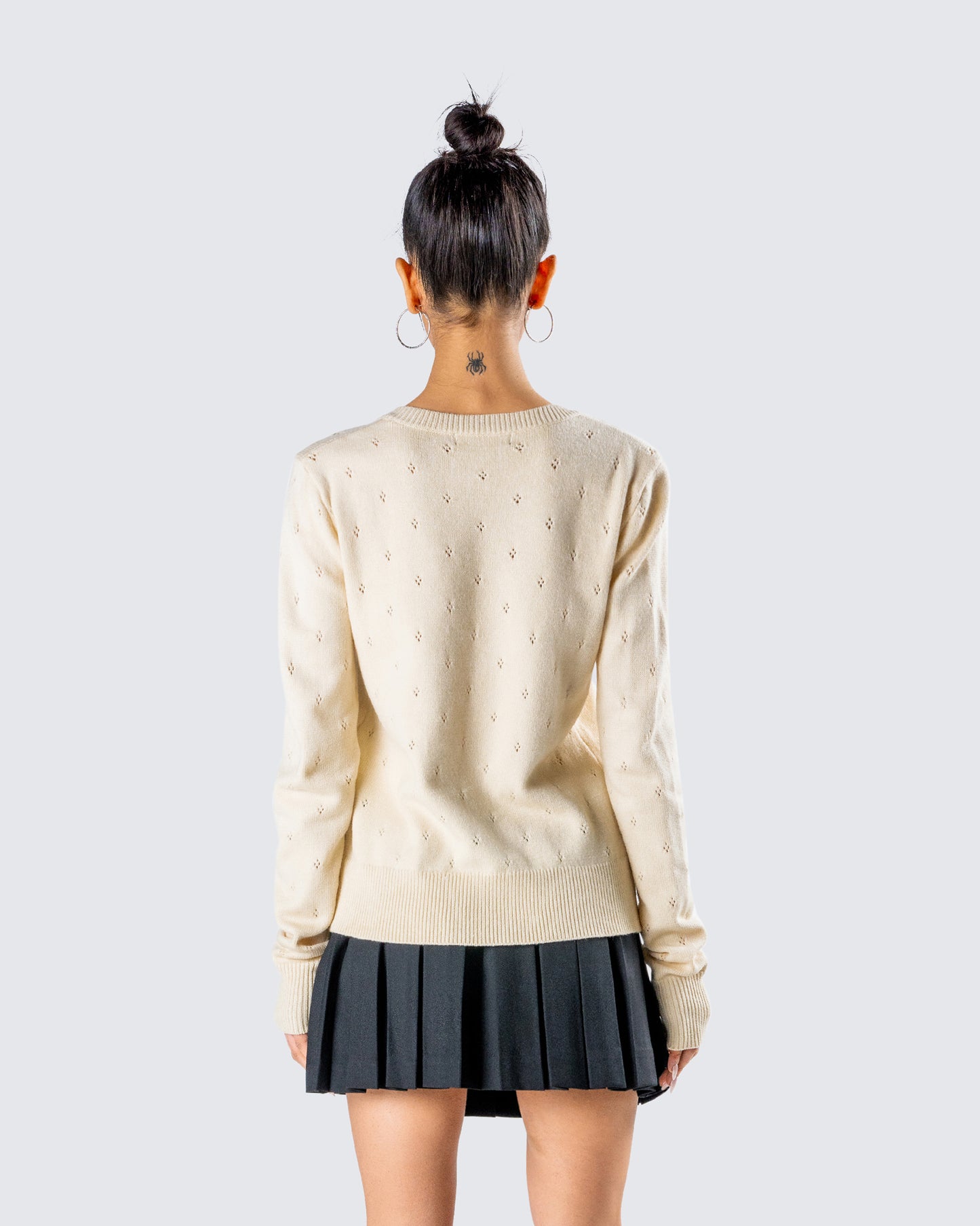 Dove Ivory Sweater Knit Cardigan