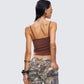 Dovie Brown Cami Top