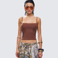 Dovie Brown Cami Top