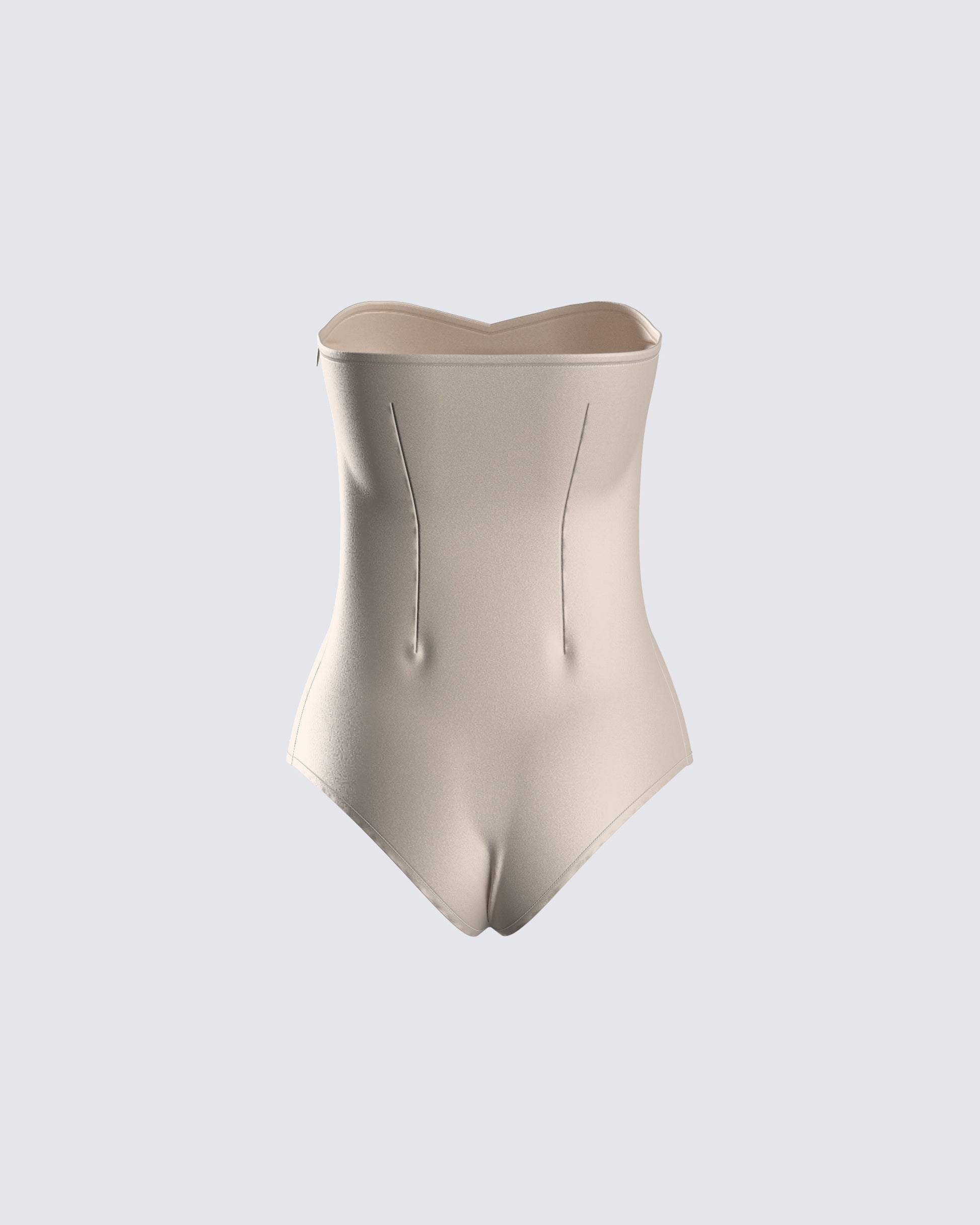 Drea Nude Strapless Satin Bodysuit – FINESSE