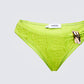 Dreya Green Textured Bikini Bottom