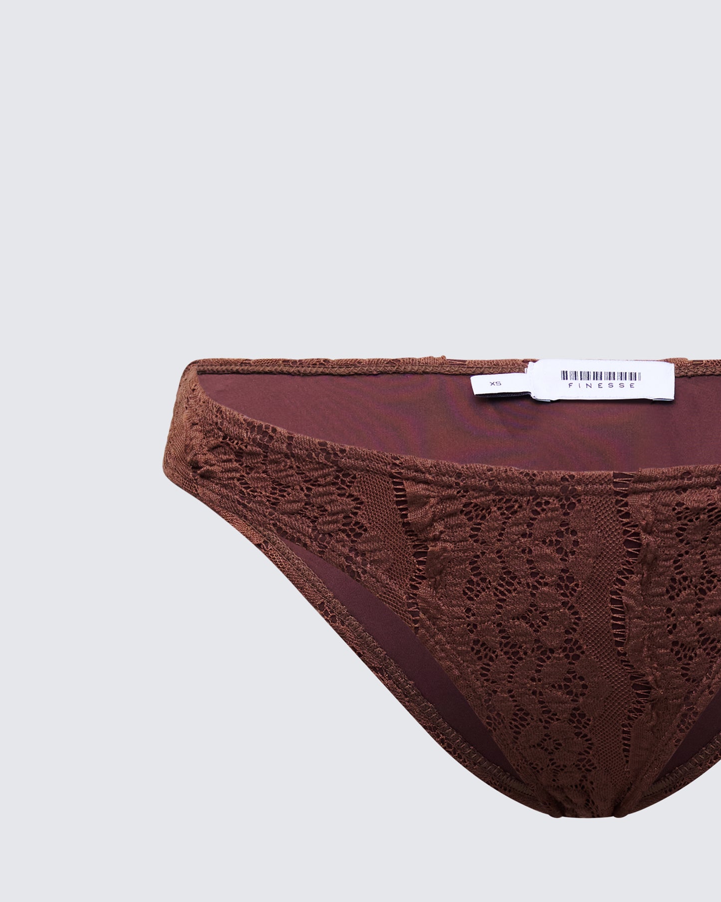 Dreya Brown Textured Bikini Bottom