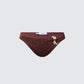 Dreya Brown Textured Bikini Bottom product front