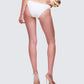 Dreya Cream Textured Bikini Bottom