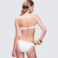 Dreya Cream Textured Bikini Top