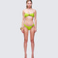 Dreya Green Bikini Set model front