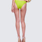 Dreya Green Textured Bikini Bottom