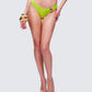 Dreya Green Textured Bikini Bottom