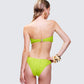 Dreya Green Textured Bikini Top