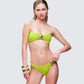 Dreya Green Textured Bikini Top