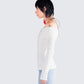 Zo Ivory Off Shoulder Sweater Top