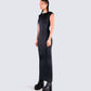 Kath Black Jersey Backless Dress