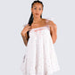 Mallory White Floral Mini Dress