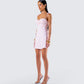 Lottie Pink Mini Slip Dress