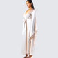 Cressida Ivory Satin Maxi Robe