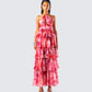 Caprice Pink Floral Maxi Dress