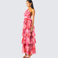 Caprice Pink Floral Maxi Dress