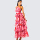 Caprice Pink Floral Maxi Dress