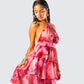 Caprice Pink Floral Maxi Dress