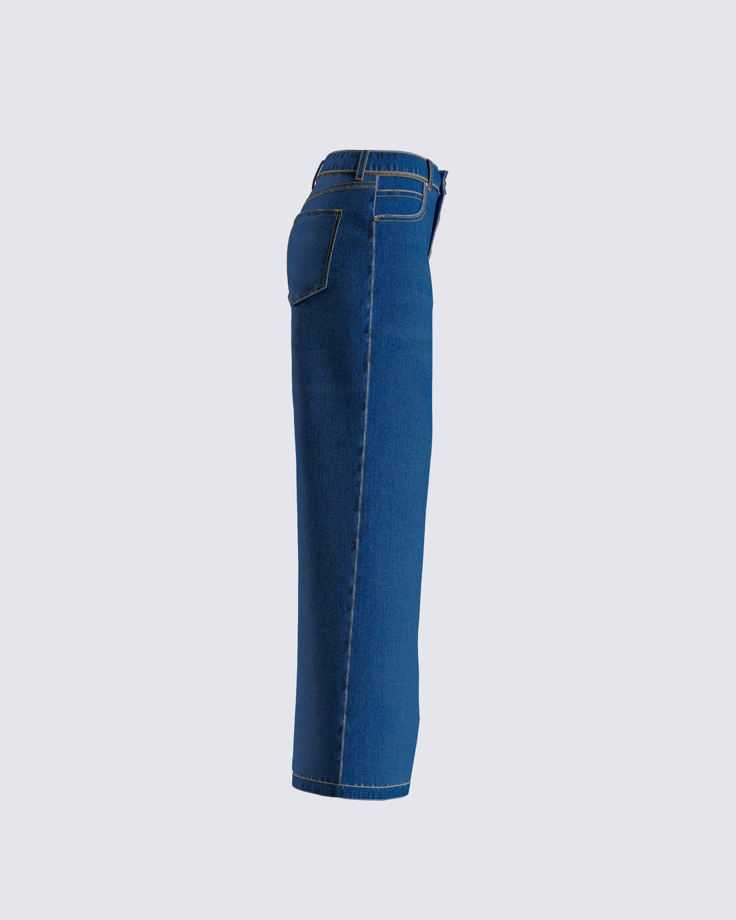 Dulcie Blue Denim Wide Leg Jean