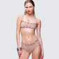 Dusk Tan Laced Bikini Top