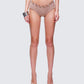 Dusk Tan Laced Swim Short model front