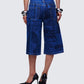 Electra Blue Denim Printed Jorts
