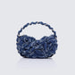 Ellen Blue Denim Grab Bag With Diamante