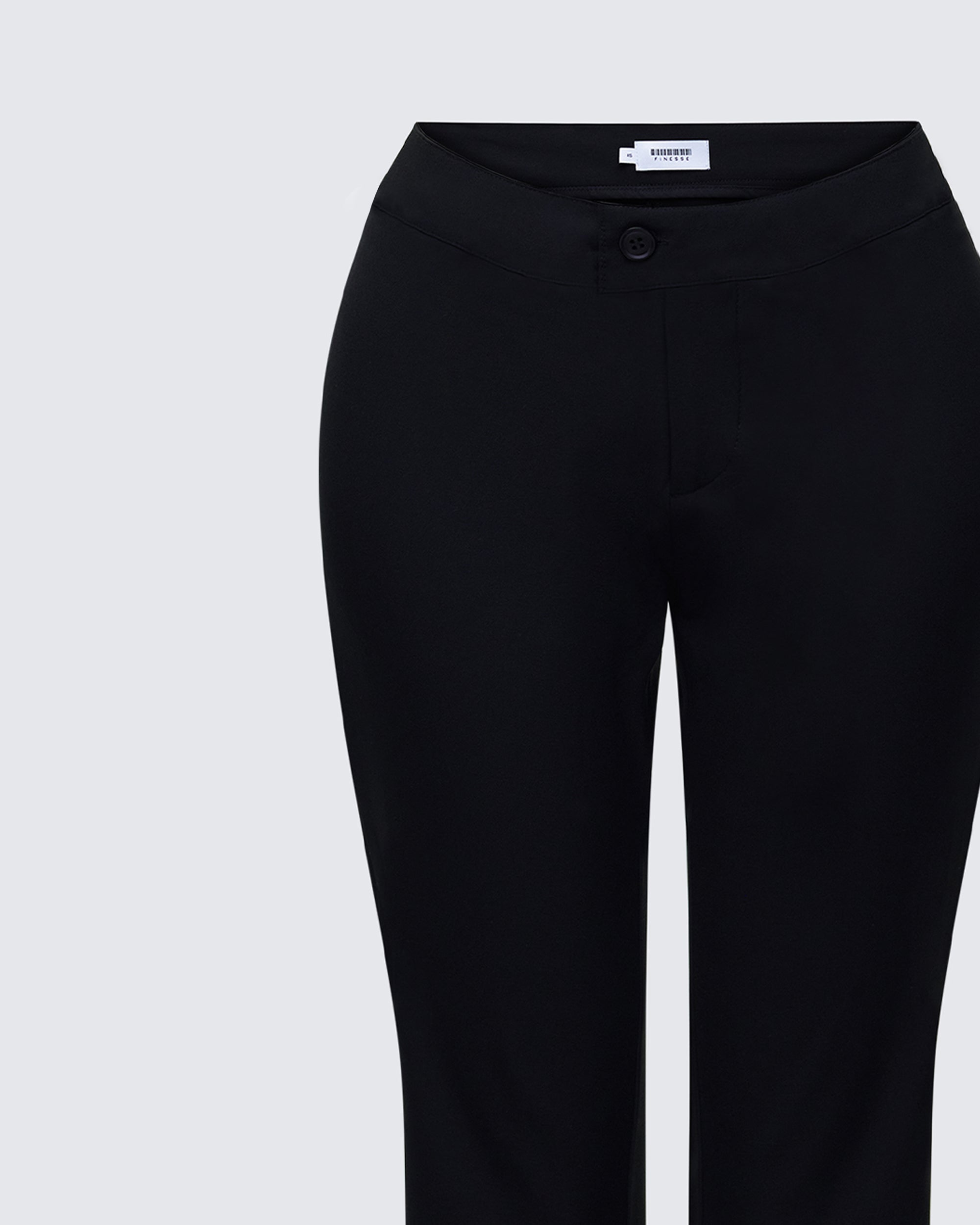 Black Capri Pants - Cropped Straight Leg Office – FINESSE