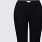 Ellie Black Woven Capri Pants
