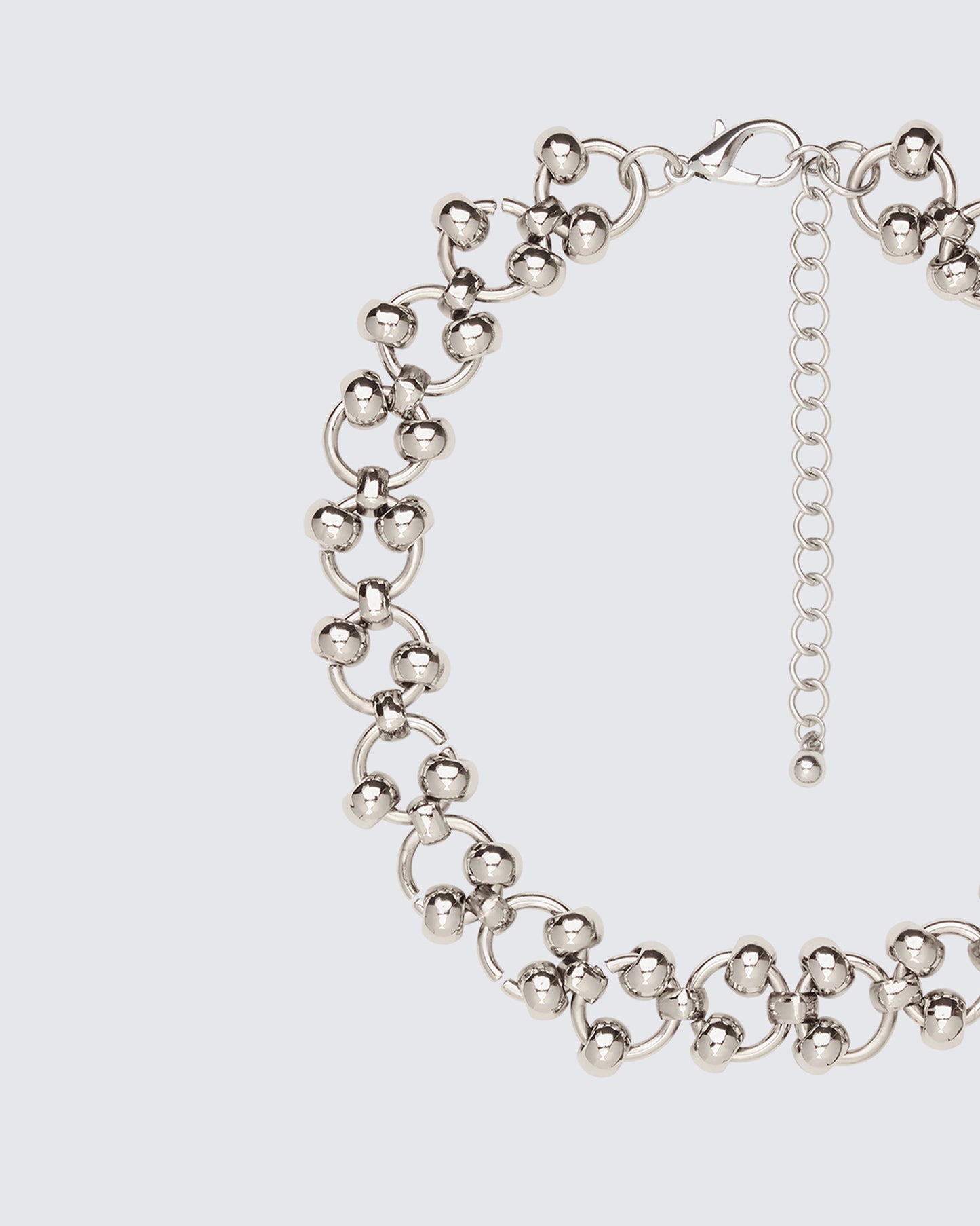 Ellisse Silver Piercing Choker