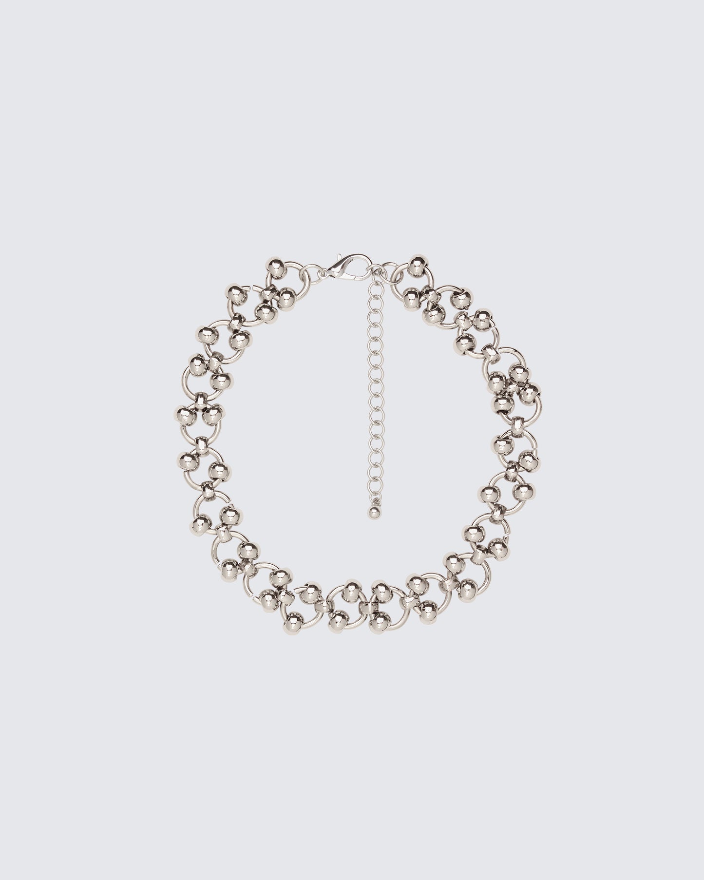Ellisse Silver Piercing Choker product front