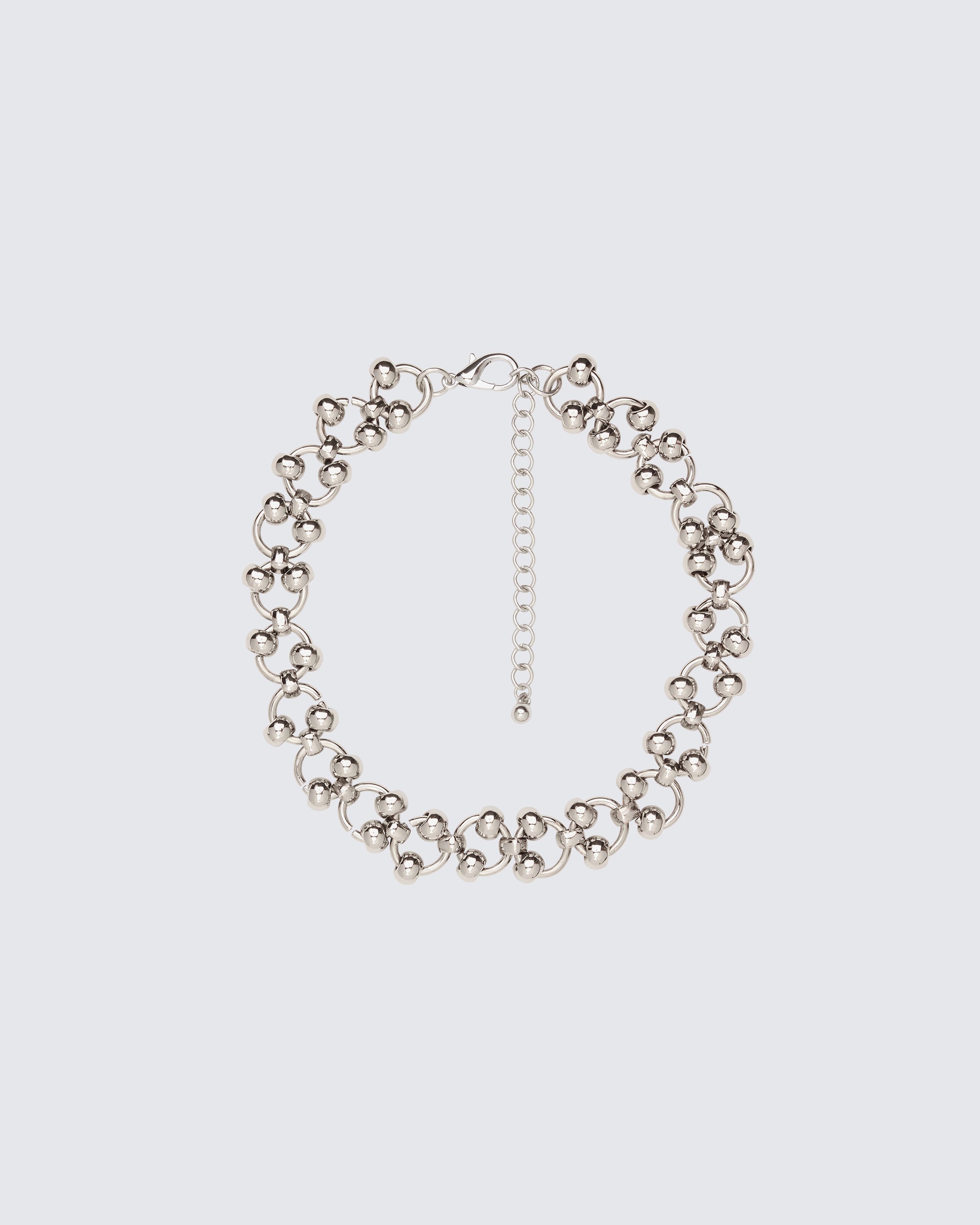 Ellisse Silver Piercing Choker product front
