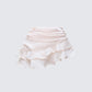 Elma Ivory Chiffon Ruffle Mini Skirt product front