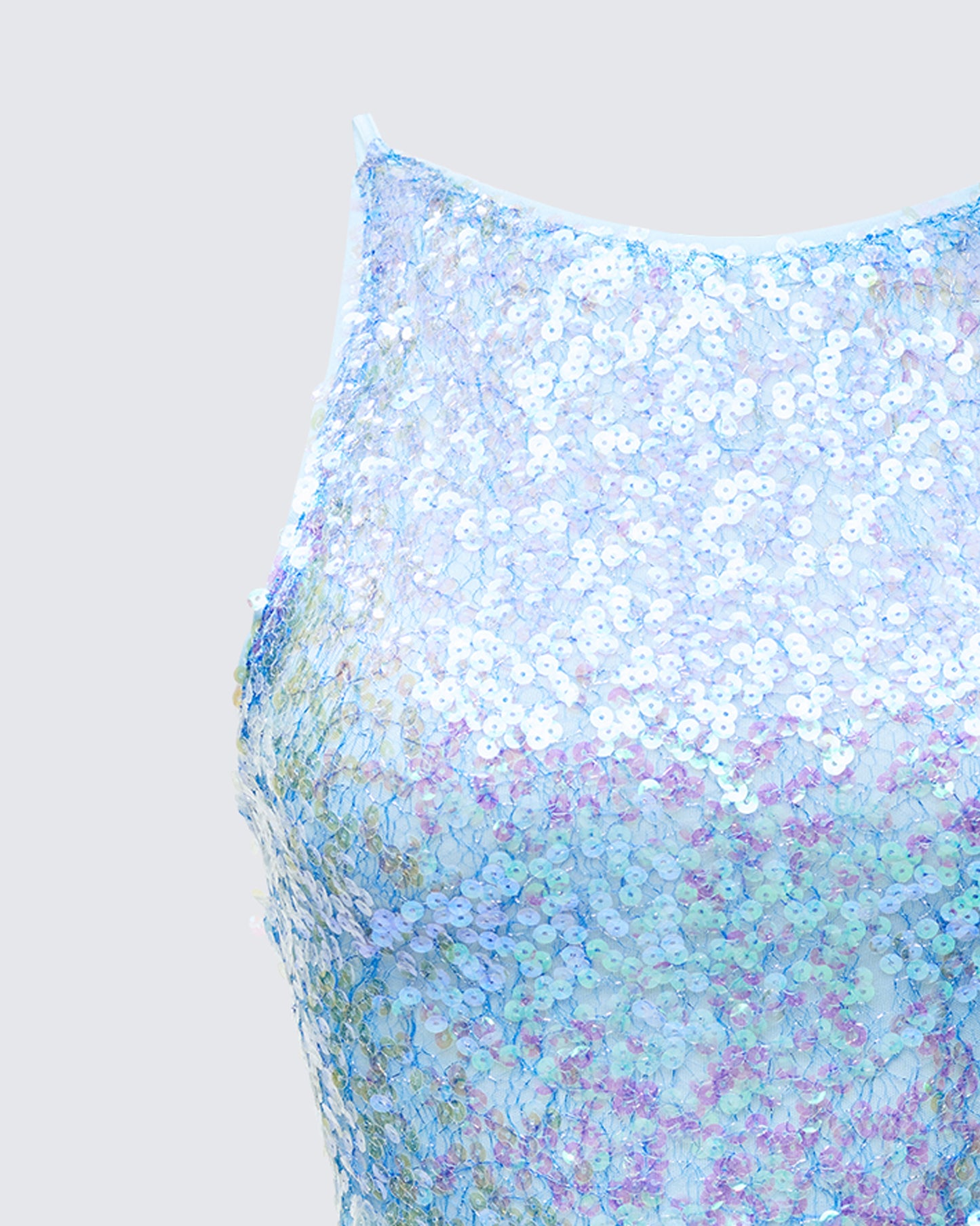 Women's blue matching set alternate angle – FINESSE