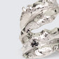 Silver bracelet styled on model – FINESSE