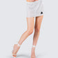 Emery Silver Net Mini Skirt