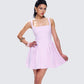 Emi Pink Bow Mini Dress