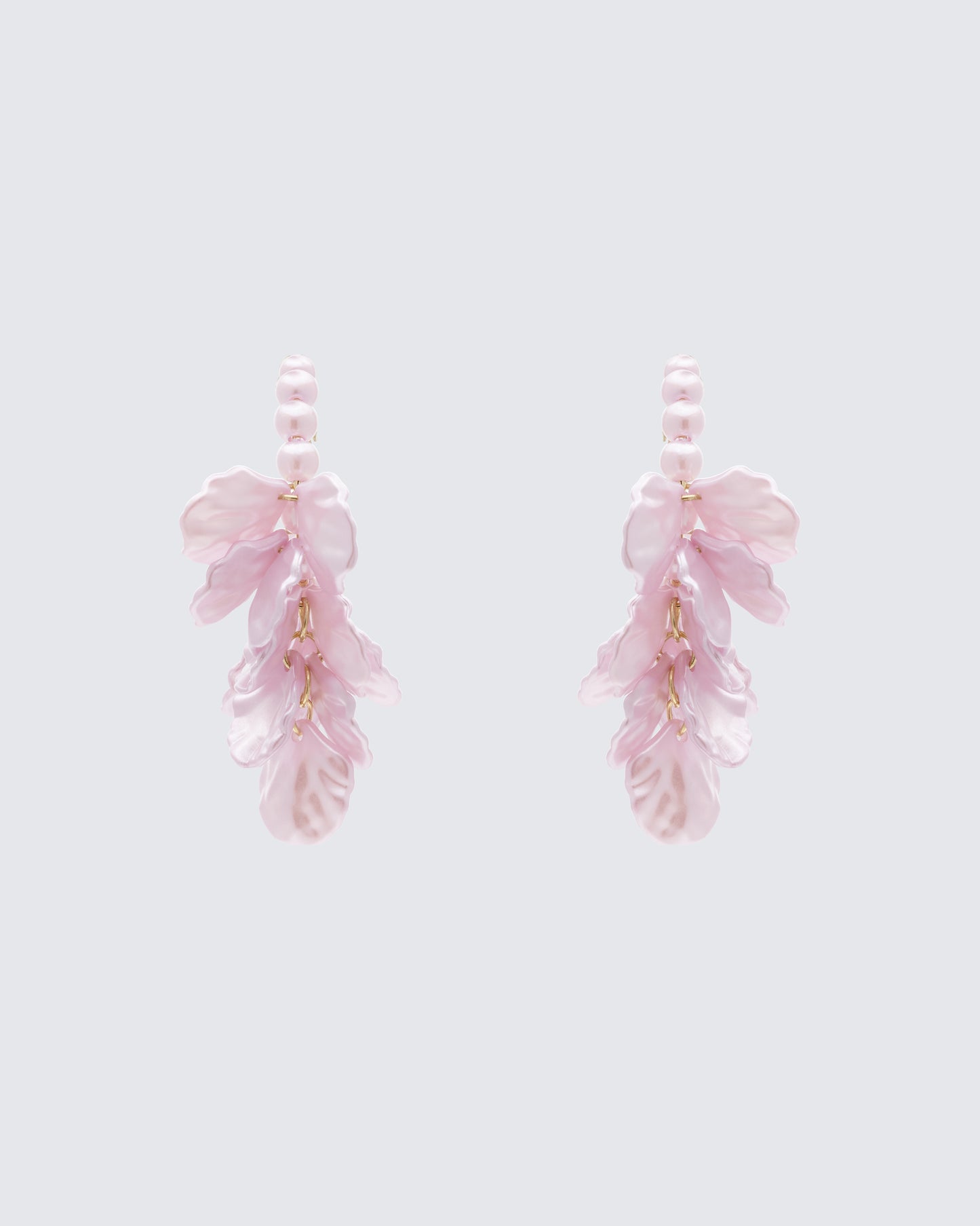 Empryss Lilac Petal Hoop Earrings