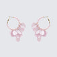 Empryss Lilac Petal Hoop Earrings