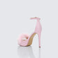 Erminia Pink Feather Detail Heels