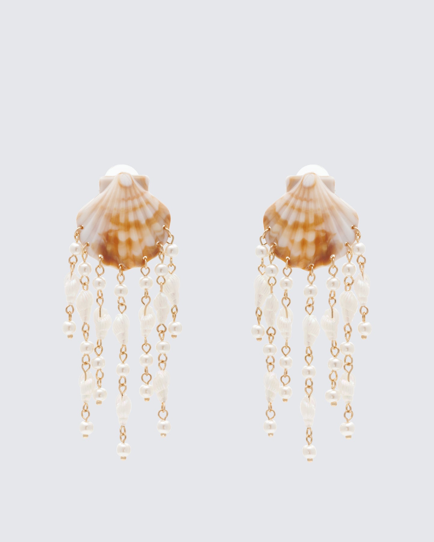 Eugenia Ivory Shell Chandelier Earrings