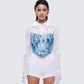 Eunji Multi Jacquard Corset Top