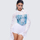 Eunji Multi Jacquard Corset Top