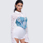 Eunji Multi Jacquard Corset Top