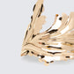Women's gold jewelry styled on model – FINESSE