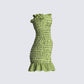 Everly Green Plaid Mini Dress